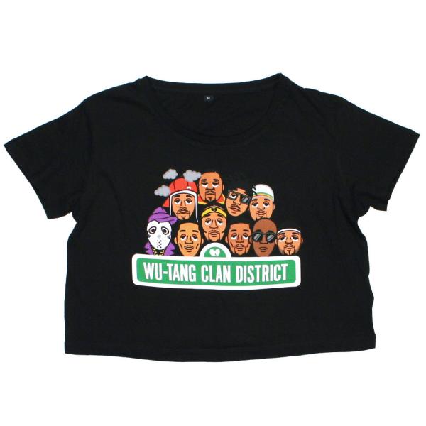 Wu-Tang Clan / Sesame Street Crop Tee (Black) (Wom...