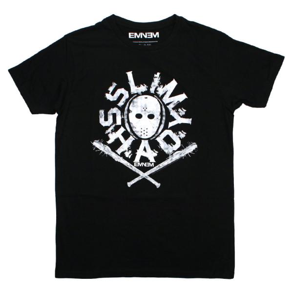 Eminem / Slim Shady Mask Tee (Black) - エミネム Tシャツ