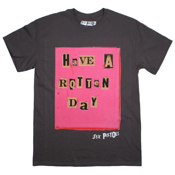 Sex Pistols / Have A Rotten Day Tee (Charcoal Grey...