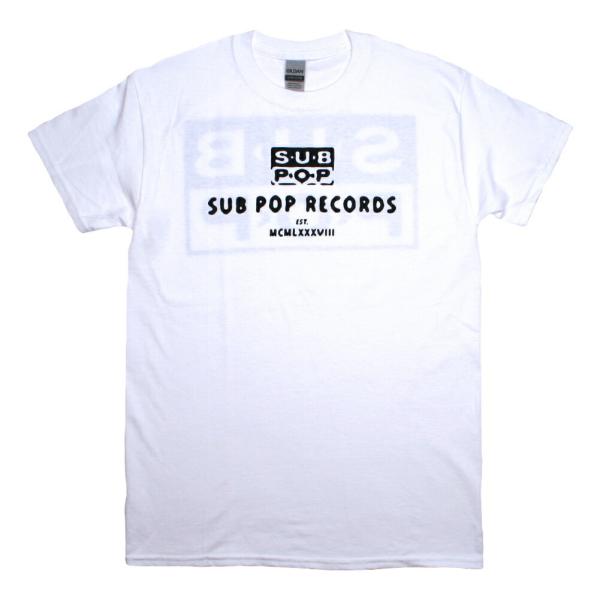 Sub Pop Records / Est 1988 Tee (White)