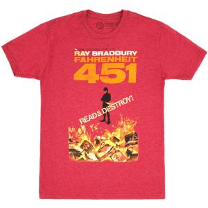 [Out of Print] Ray Bradbury / Fahrenheit 451 Tee 2 (Red)