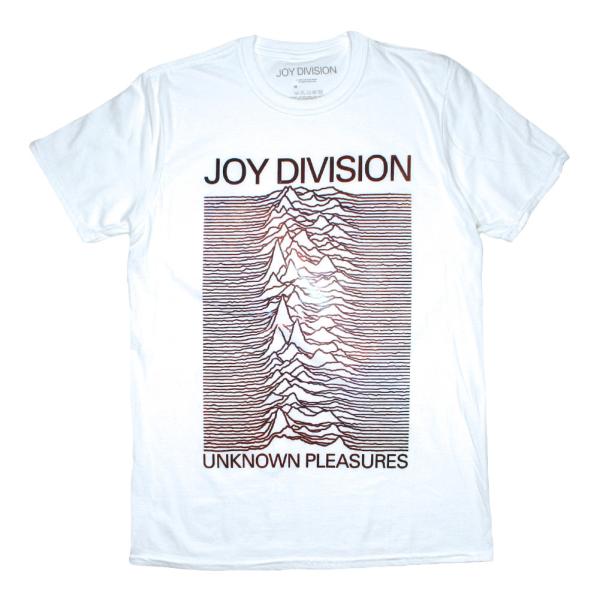 Joy Division / Unknown Pleasures Tee 9 (White/Grad...