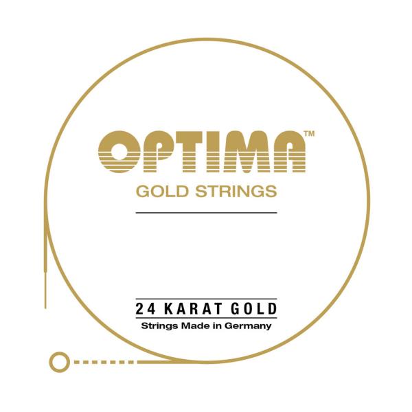 [OPTIMA] Single Plain Steel String (24K Gold Plate...