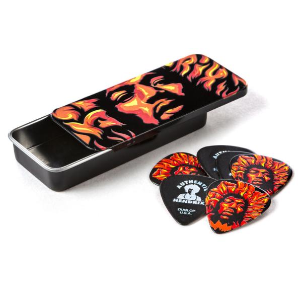 [Jim Dunlop] Jimi Hendrix Pick Tin (Voodoo Fire) (...