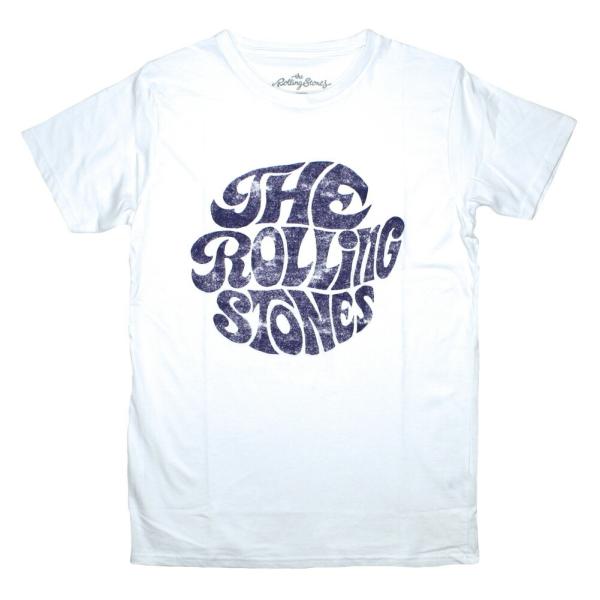 The Rolling Stones / Vintage 1970s Logo Tee 4 (Whi...