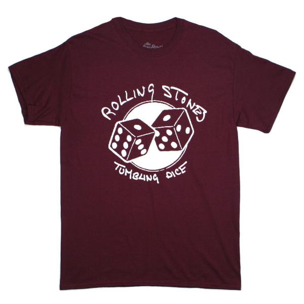 The Rolling Stones / Tumbling Dice Tee (Maroon Red...