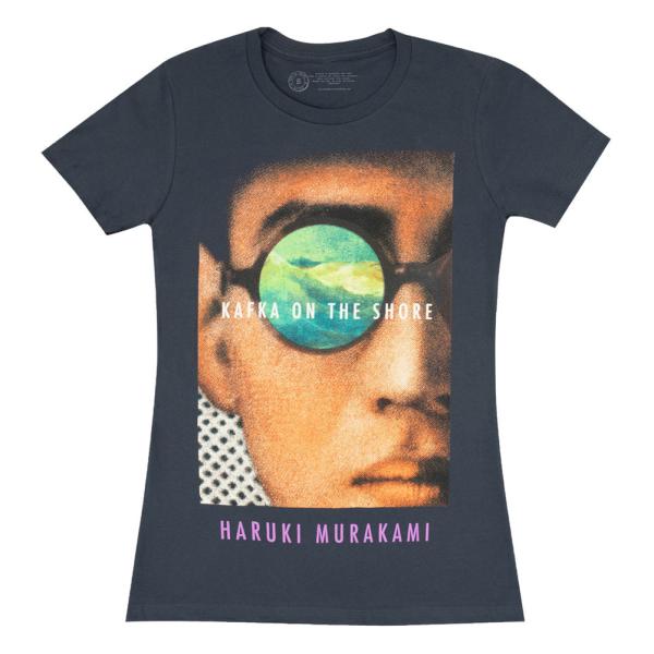 [Out of Print] 村上春樹 / 海辺のカフカ Womens Tee (Indigo) -...