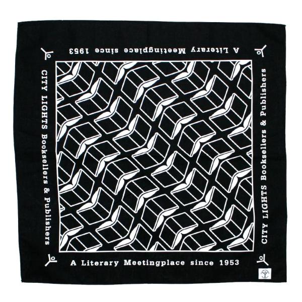 [City Lights Bookstore] Book Motif Bandanna - [シティ...