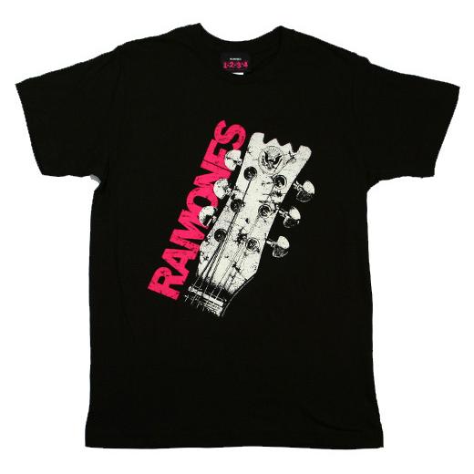 Ramones / Mosrite Headstock Tee (Black) - ラモーンズ Tシ...