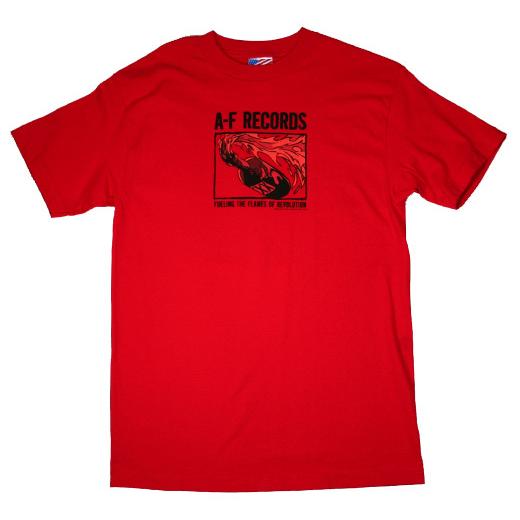A-F Records / Molotov Cocktail Tee - A-F レコーズ Tシャツ
