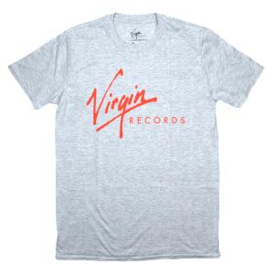 Virgin Records / Logo Tee (Grey) - ヴァージン・レコード Tシャツ｜rudie