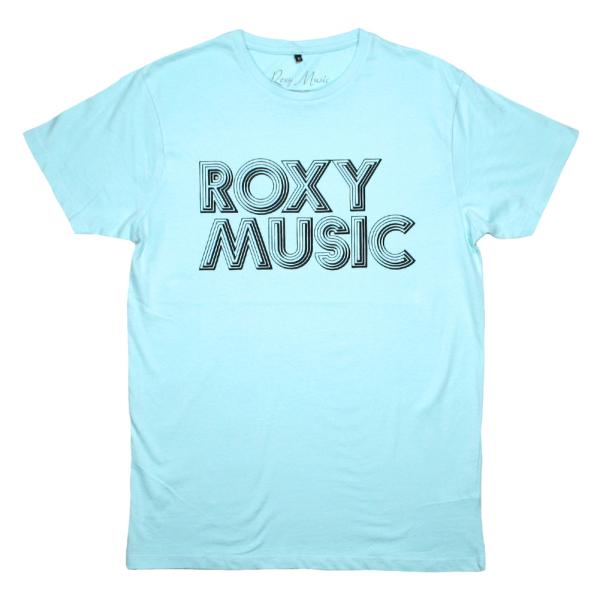 Roxy Music / Disco Logo Tee (Sky Blue) - ロキシー・ミュージ...