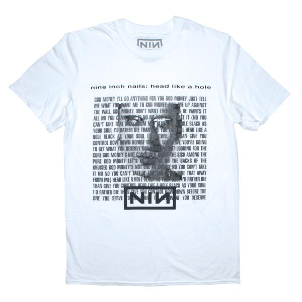 Nine Inch Nails / Head Like a Hole Tee 2 (White) -...
