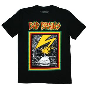 バッド ブレインズ・BAD BRAINS・CAPITAL・BLACK・IMPACT MERCH・T
