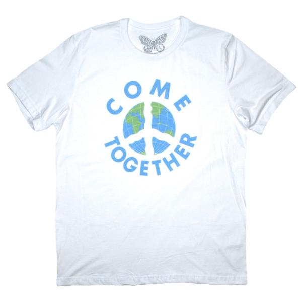 [Worn Free] John Lennon / Come Together Tee 8 (Whi...