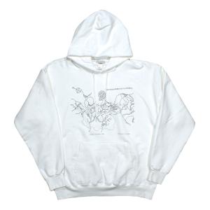 [Tom Killion] The High Sierra of California Hoodie 3 (White) - トム・キリオン フード, プルオーバー パーカ / ザ・ハイ・シェラ・オブ・カリフォルニア｜rudie