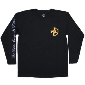 public image limited ロンT Public Image Ltd / PiL Logo Tee 4 (Black) - パブリック・イメージ