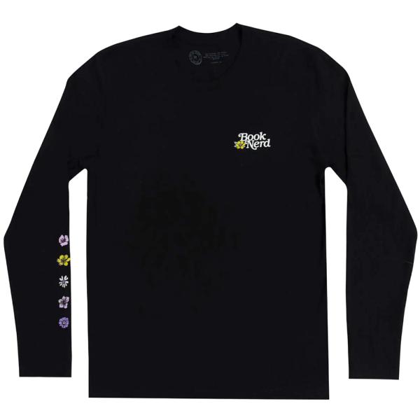 [Out of Print] Book Nerd Floral Long Sleeved Tee (...