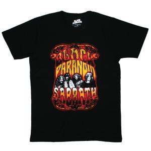 Black Sabbath / Paranoid Tee (Black) - ブラック・サバス Tシャツ｜rudie