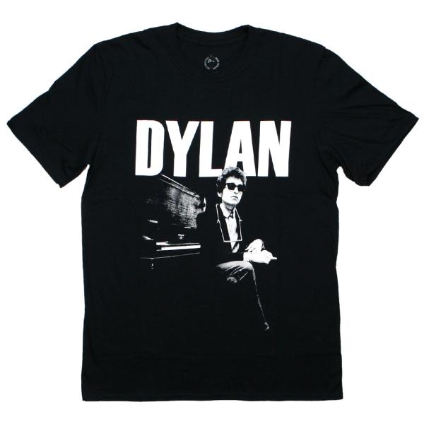 Bob Dylan / at the Piano Tee (Black) - ボブ・ディラン Tシャ...