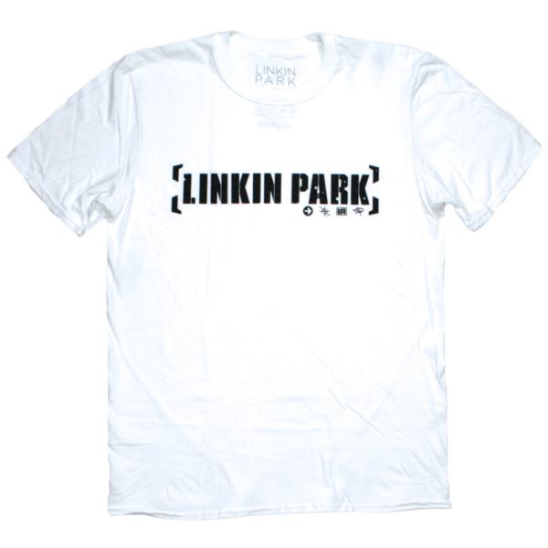 Linkin Park / Bracket Logo Tee 2 (White) - リンキン・パー...