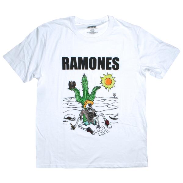Ramones / Loco Live Tee 2 (White) - ラモーンズ Tシャツ
