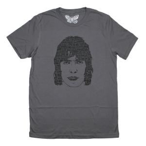 [Worn Free] Liam Gallagher / Lyric Head Tee 2 (Charcoal) - [ウォーン・フリー] リアム・ギャラガー Tシャツ (オアシス)