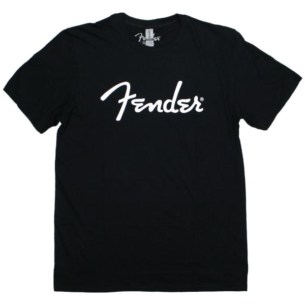 [Fender] Spaghetti Logo Tee (Black) - フェンダー Tシャツ