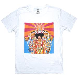 ジミ・ヘンドリックス Jimi Hendrix バンド ロック Tシャツ 水色 : T