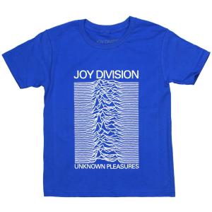 Joy Division / Unknown Pleasures Kids Tee 19 (Blue) - ジョイ・ディヴィジョン Tシャツ キッズ サイズ｜rudie