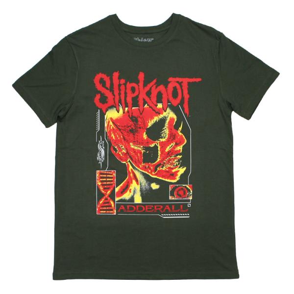 SlipKnoT / Adderall Tee (Dark Green) - スリップノット Tシャ...