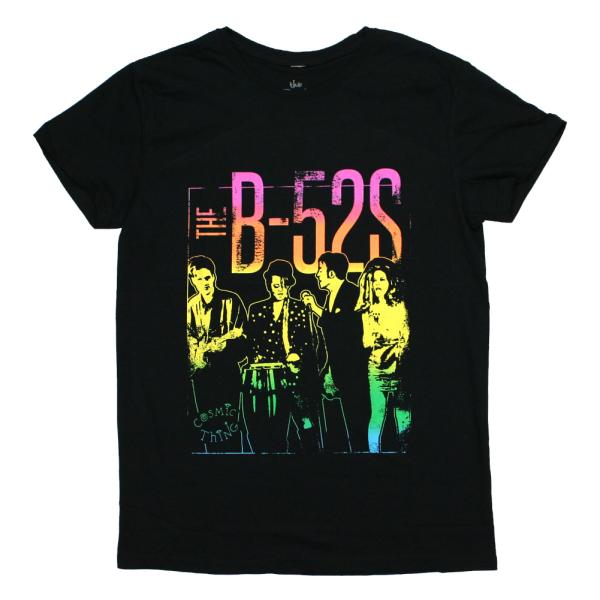 The B-52&apos;s / Cosmic Thing Tee (Black) - ビー・フィフティート...