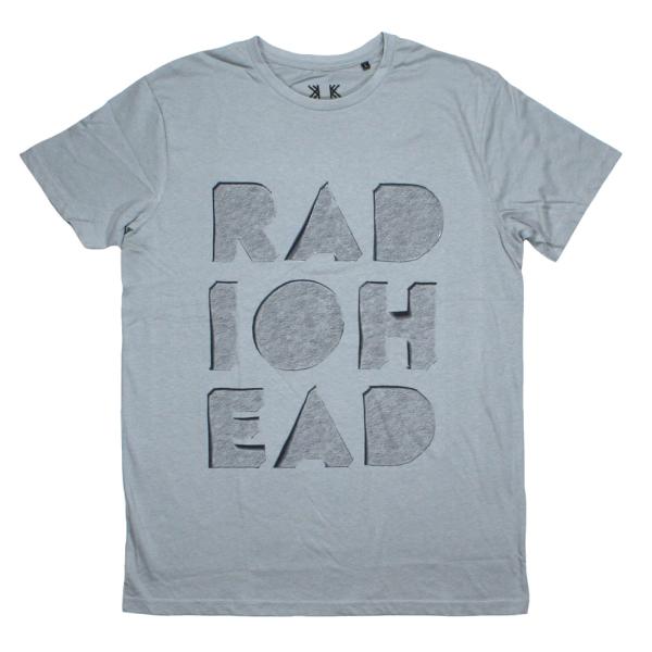 Radiohead / Note Pad Tee 5 (Grey) - レディオヘッド Tシャツ