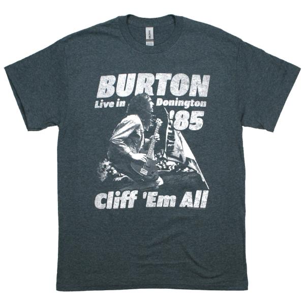 Cliff Burton / Live in Donington Tee (Slate Blue) ...