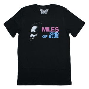 Worn Free] Miles Davis / Trumpet Logo Tee 4 (Black) - [ウォーン