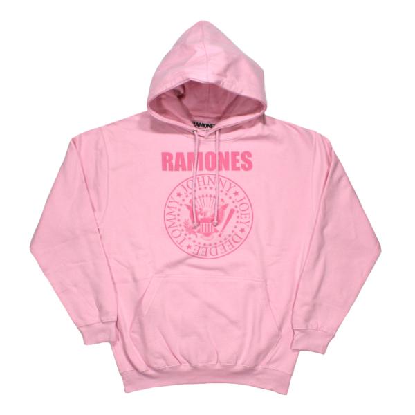 Ramones / Presidential Seal Hoodie 2 (Pink) - ラモーン...