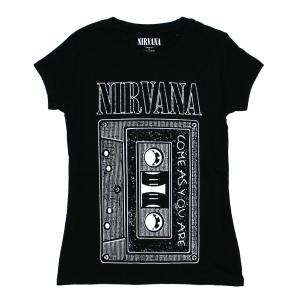 Nirvana / Come as You Are Womens Tee 3 (Black) - ニルヴァーナ Tシャツ｜rudie