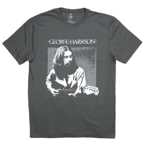 George Harrison / Live Portrait Tee 3 (Charcoal Grey) - ジョージ・ハリスン Tシャツ｜rudie