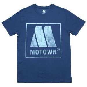 Motown Records / Logo Tee 4 (Denim Blue) - モータウン・レコーズ Tシャツ｜rudie