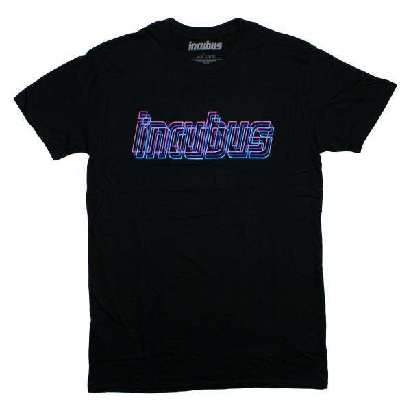 Incubus / Trippy Neon Tee 2 (Black) - インキュバス Tシャツ