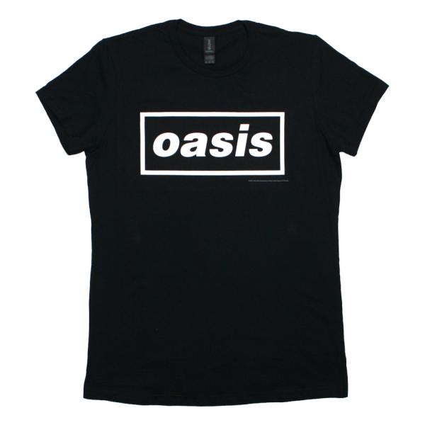 Oasis / Decca Logo Womens Tee 9 (Black) - オアシス Tシャ...
