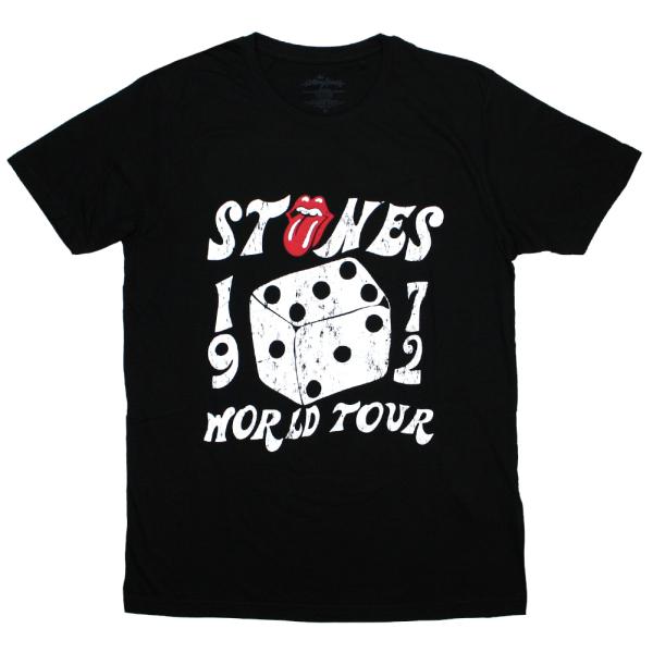 The Rolling Stones / 1972 World Tour Tee 3 (Black)...