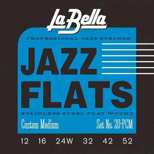 [La Bella] 20PCM Jazz Flats - Custom Medium 12-52 ...