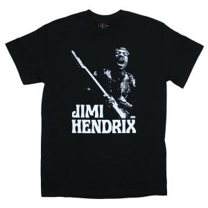 Jimi Hendrix / Swirly Tee (Black) - ジミ・ヘンドリックス Tシャツ