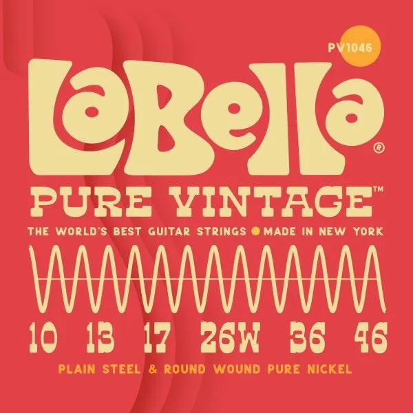 [La Bella] PV1046 Pure Vintage Electric Guitar Str...