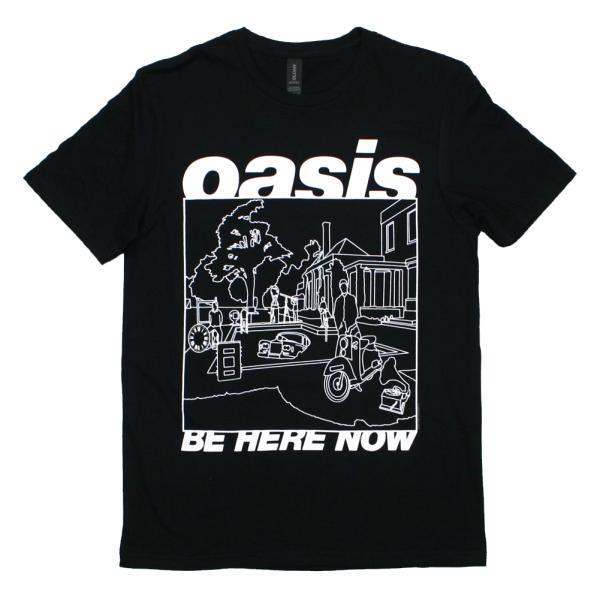 Oasis / Be Here Now Tee 3 (Black) - オアシス Tシャツ