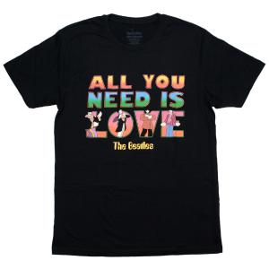 The Beatles ザ・ビートルズ Tシャツ LET IT BE ブラック ロックT