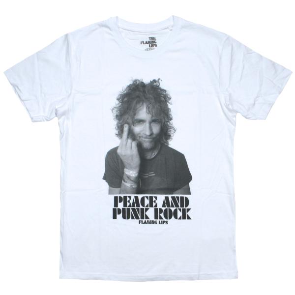 The Flaming Lips / Peace And Punk Rock Tee 2 (Whit...