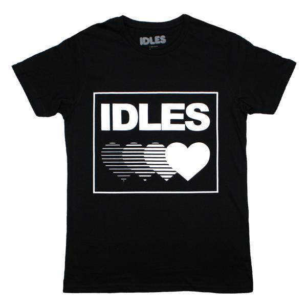 Idles / Gradient Heart Tee (Black) - アイドルズ Tシャツ