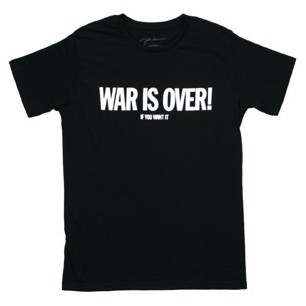 John Lennon and Yoko Ono / War is Over! Tee (Black...